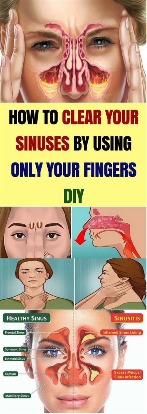clear  sinuses     fingers diy