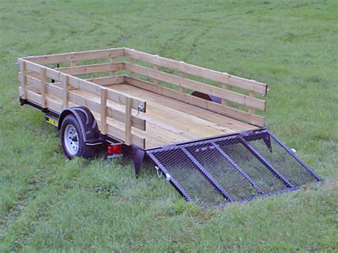 single axle flatbed utility trailer johnson trailer