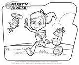 Rusty Rivets Coloring Pages Parc Au Ruby sketch template
