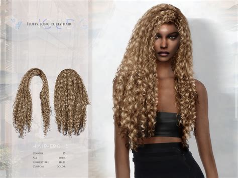 sims resource wings er fluffy long curly hair
