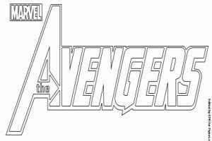 avengers avengers symbol coloring pages great  clipart