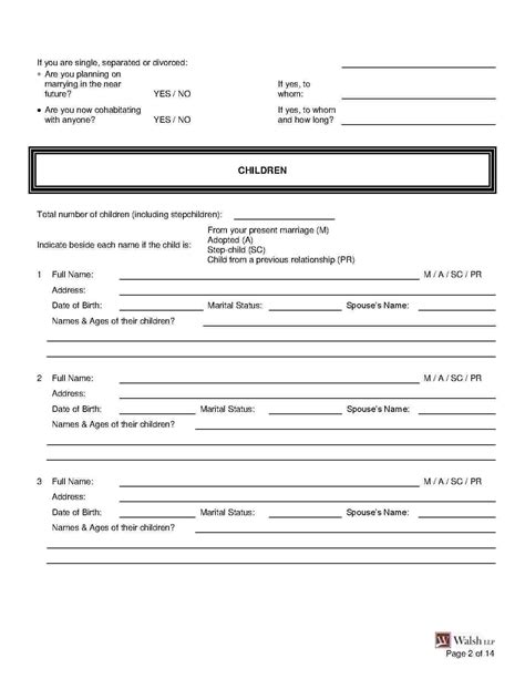 post nuptial agreement template  design template