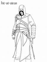 Creed Assassin Altair Ibn Ahad sketch template