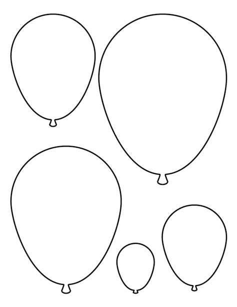 balloon templates printable template business psd excel word