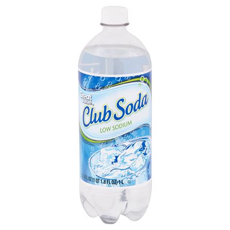 great   sodium club soda  fl oz walmartcom