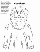 Abraham Coloring Isaac Pages Getcolorings Color sketch template
