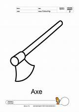 Bat Cricket Axe Drawing Coloring Clipart Pages Template Paintingvalley sketch template