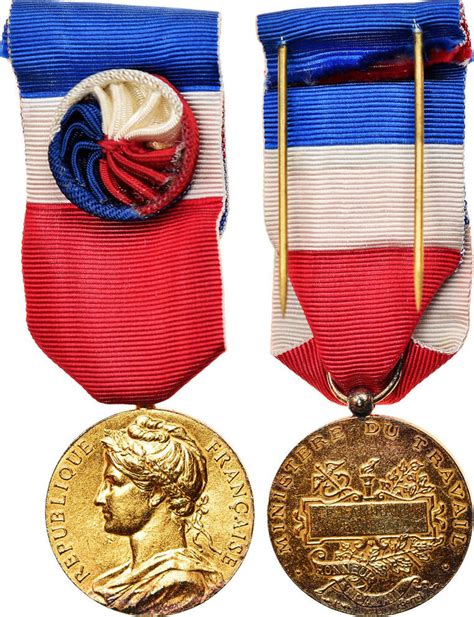 france medal 1985 médaille d honneur du travail excellent quality ma