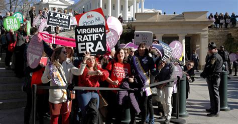Equal Rights Amendment Supporters Celebrate Victory In