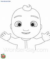 Cocomelon Coloring Pages Characters Wonder Children Suggest Downloading Printing Loves Interesting Kid Then Favorite Most If sketch template