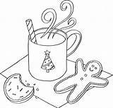 Coloring Pages December Hot Chocolate Cocoa Christmas Cookies Drawing Cup Mug Starbucks Kids Sheets Colouring Bestcoloringpagesforkids Adult Getdrawings Template Colors sketch template