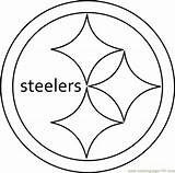 Steelers Coloring Coloringpages101 sketch template
