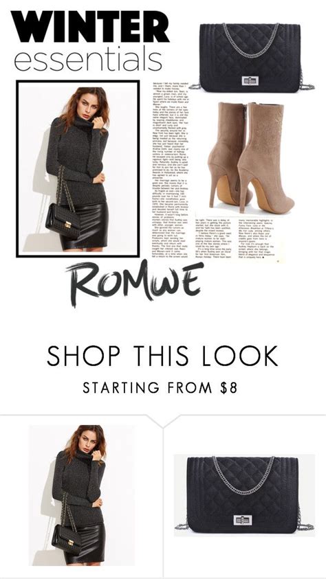 romwe 3 10 polyvore winter essentials fashion