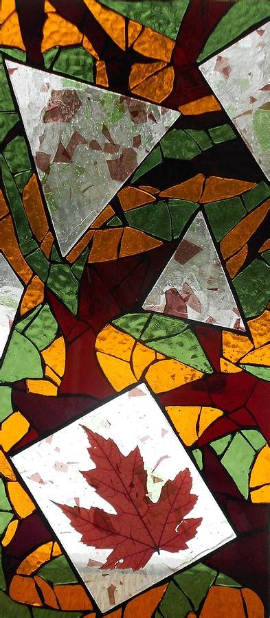 Mosaic Stained Glass The Last To Fall Glass Art By