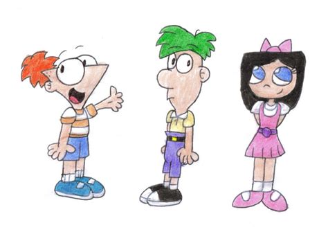 phineas ferb and isabella by somepkmn lovingdude on deviantart