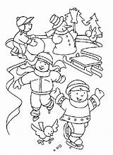 Coloring Pages Winter Skating Ice Printable Fun Christmas Kids January Sheets Colorear Para Ninos Hiver Color Hielo Niños 1st Navidad sketch template