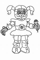 Freddy Fnaf Draw Practising Chatter Popular sketch template