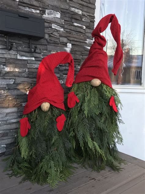 diy tree gnomes diy cuteness christmas decorations