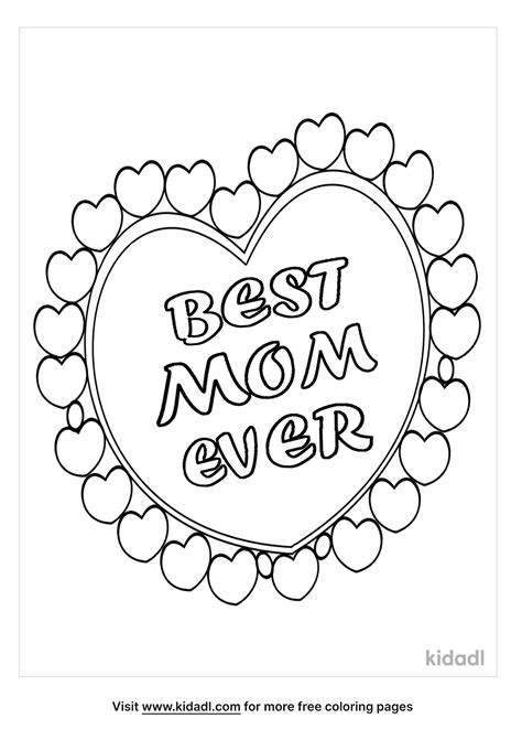mom  coloring pages coloring home