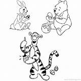 Pooh Winnie Eeyore sketch template