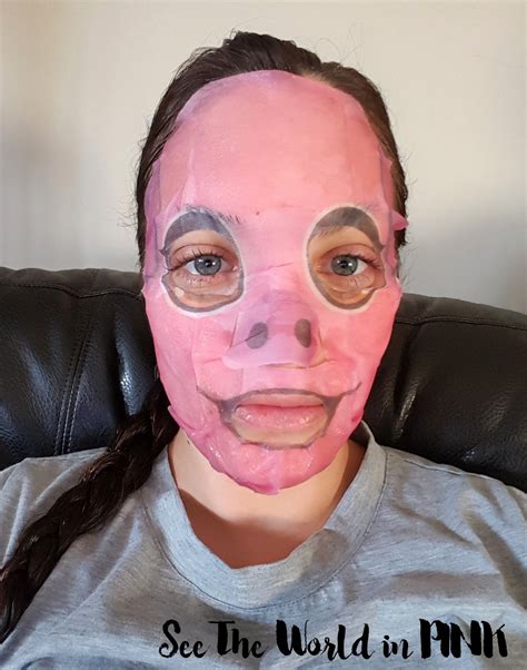 skincare sunday product review  face shop character mask pig