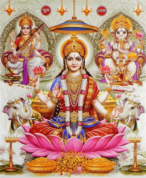 pin  eesha jayaweera  saraswathi lakshmi ganesh shakti goddess