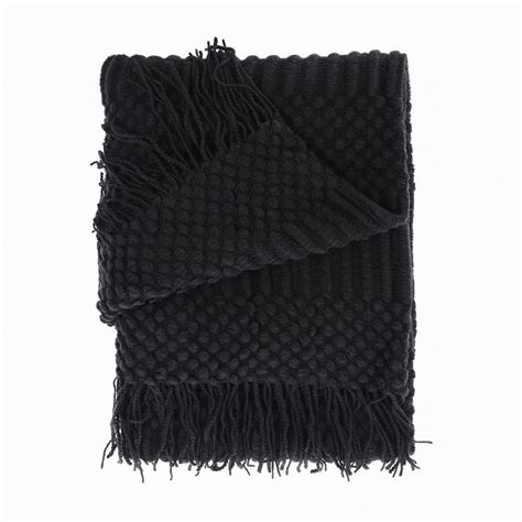lightweight black knit throw blanket walmart canada