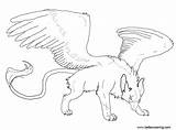 Pages Coloring Gryphon Griffin Printable Kids Adults sketch template
