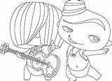 Print Coloring Pages Rockers Beat Mini Power Colorpages sketch template