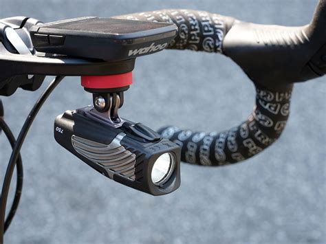 review kom cycling detachable gopro mount     light