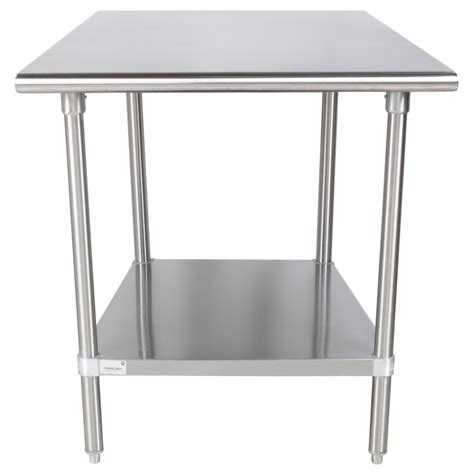 advance tabco premium series ss      gauge stainless steel commercial work table