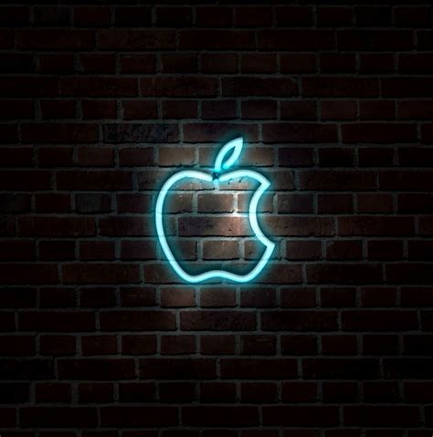 apple neon wallpaper wallpapers collection