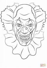 Coloriage Par Clown Coloring Dessin La Un sketch template