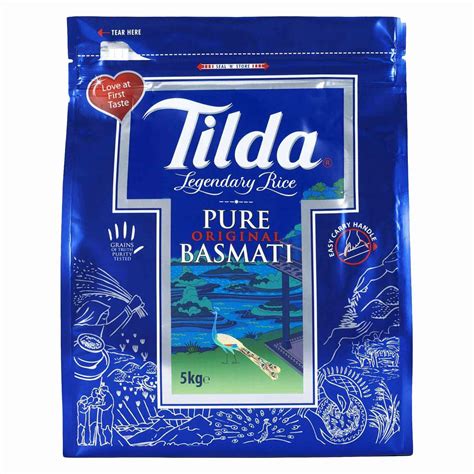 buy tilda pure basmati rice kg  shop food cupboard