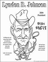 Coloring Texas Book Pages History Johnson Lyndon sketch template
