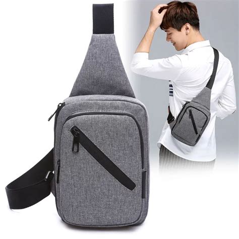 designer mens cross body sling bag