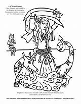 Coloring Pages Dance Irish Kids Belly Comments Dancer Coloringhome sketch template