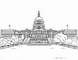Coloring Capitol Building United States Pages State Drawing Empire Washington Printable Template Usa Kids Supercoloring Landmarks Sketch Monuments Paper Supreme sketch template