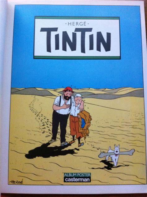 tintin poster album french edition including  posters  catawiki