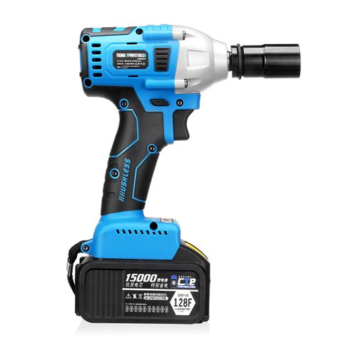 electric impact wrench ac   mah lithium ion battery nm cordless brushless