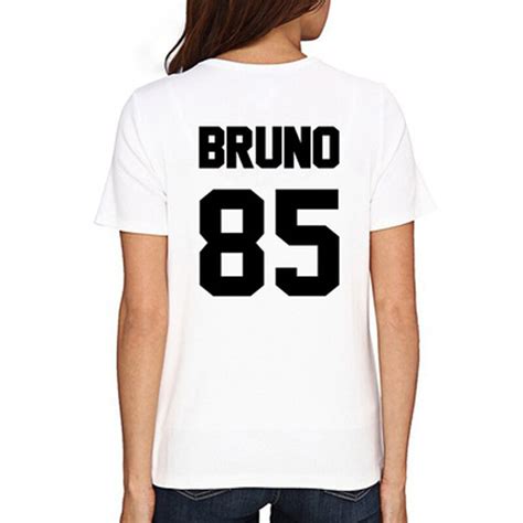 Bruno Mars T Shirt Bruno 85 Print On Back Side T Shirt
