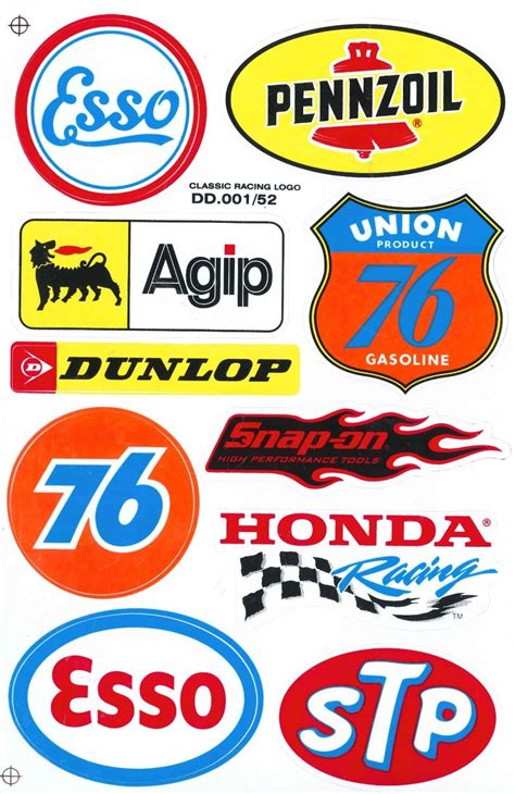 sponsor motocross racing tuning motorbike decal sticker sheet