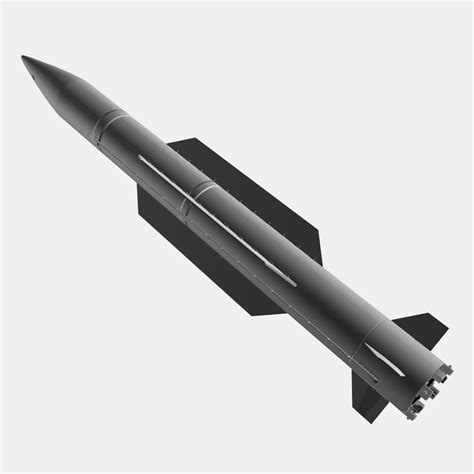 sy 400 missile 3d model obj 3ds fbx dxf blend dae