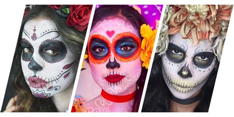 7 gorgeous dia de los muertos makeup ideas easy day of the dead sugar