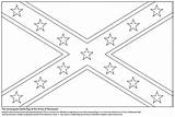 Flag Coloring Pages Rebel Confederate Printable American Flags War Redneck Civil Drawing Template Book Logo Stencil Colouring Crafts Supercoloring Print sketch template