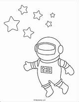 Astronaut Mombrite sketch template
