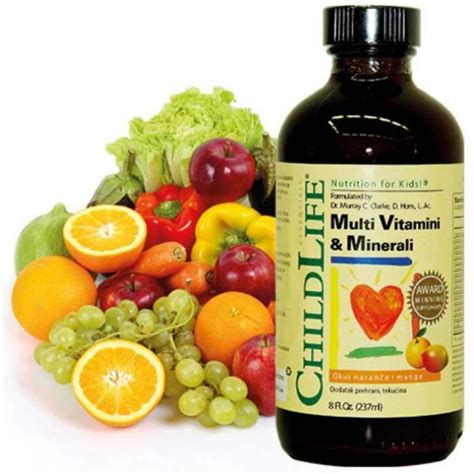 childlife multivitamins minerals liquid dietary supplement ml