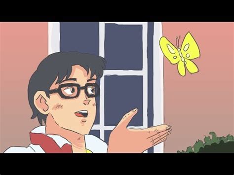 anime guy  butterfly meme template anime wallpapers