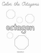 Coloring Octagons Color Cursive Favorites Login Add sketch template