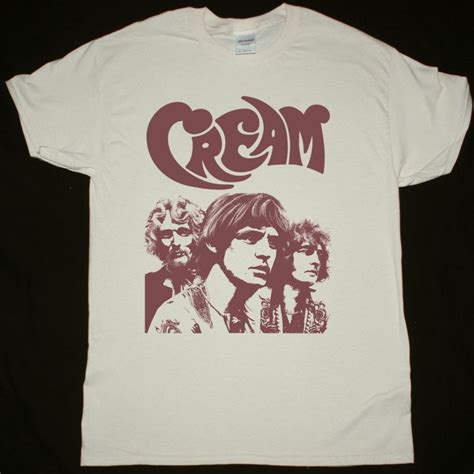 cream band  rock  shirts